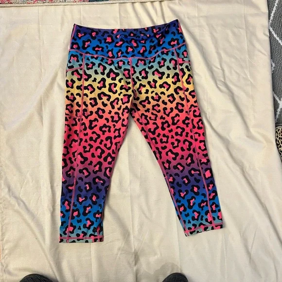 Constantly Varied Gear Rainbow Leopard Leggings - Picture 4 of 5